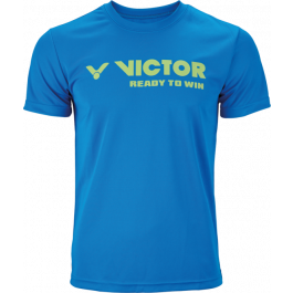 Victor Men's Blue T-Shirt (Victor writing)