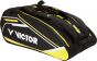 Victor 12 Racket Bag 9039 (Black and Yellow)