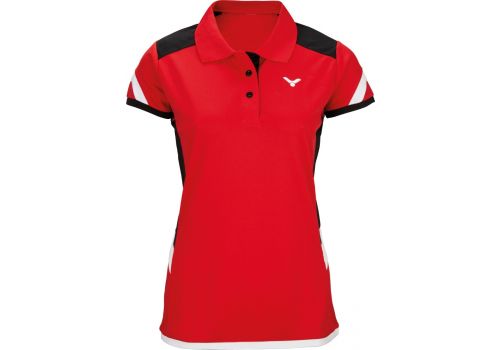 Victor Ladies Red Polo Shirt